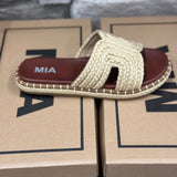 Sirah Woven Sandals Shoes - Sandals MIA