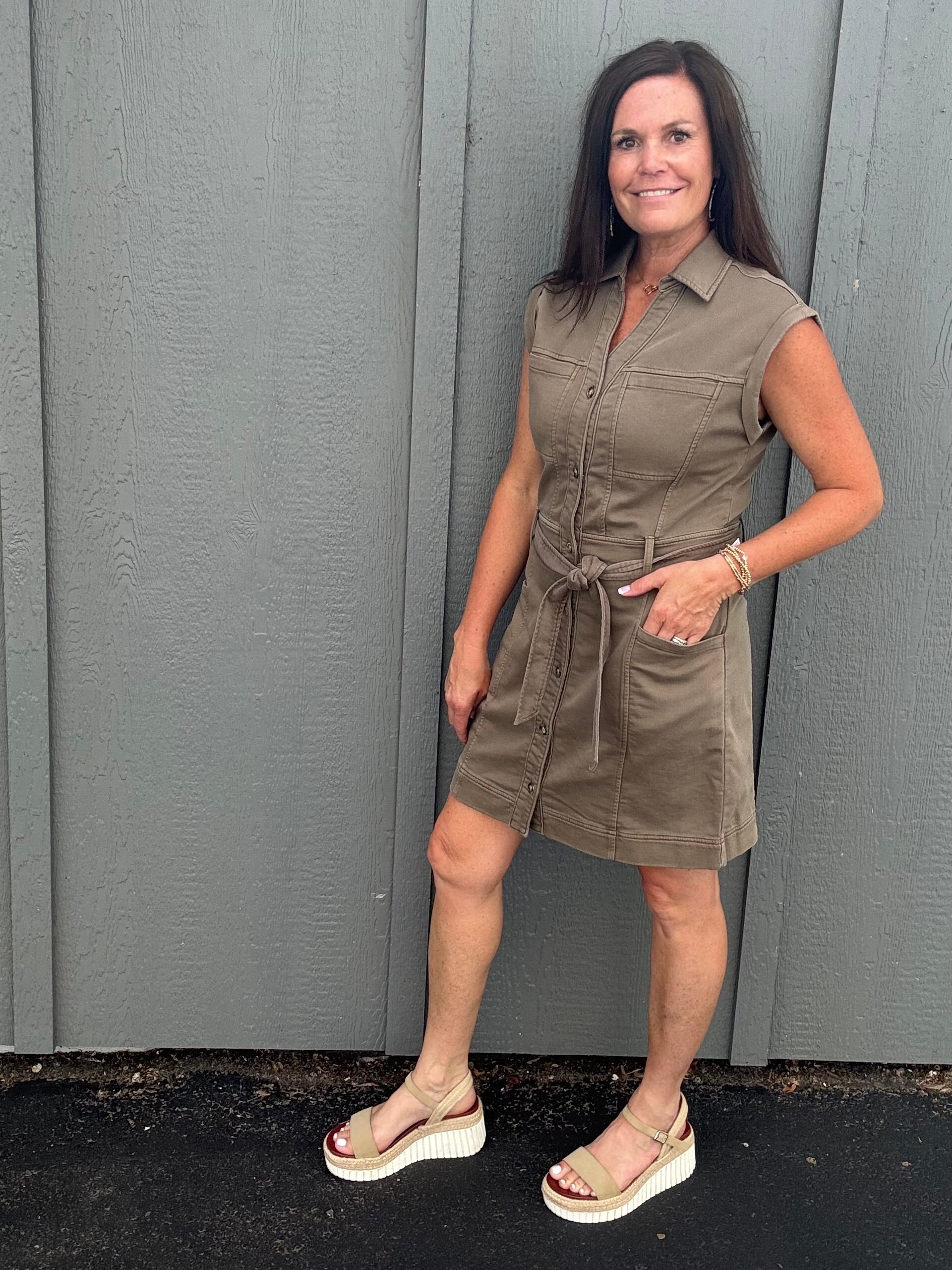 Olive Siena Dress Dresses THREAD & SUPPLY