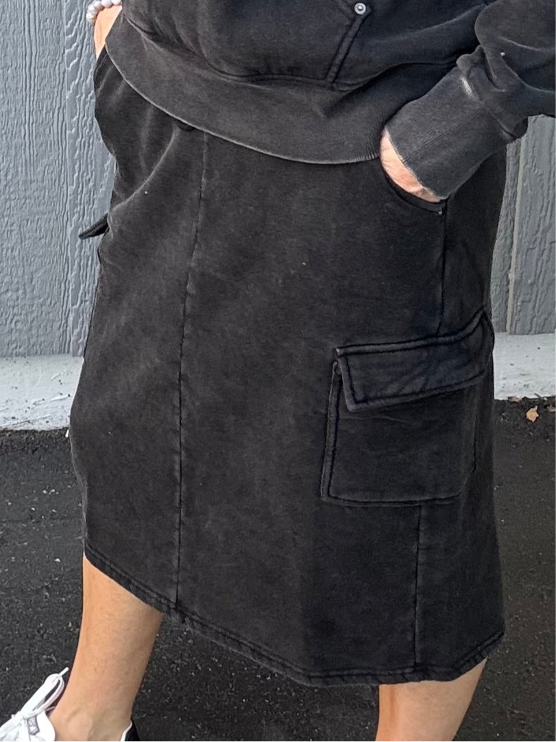 Black Cori Skirt Bottom- Skirt THREAD & SUPPLY