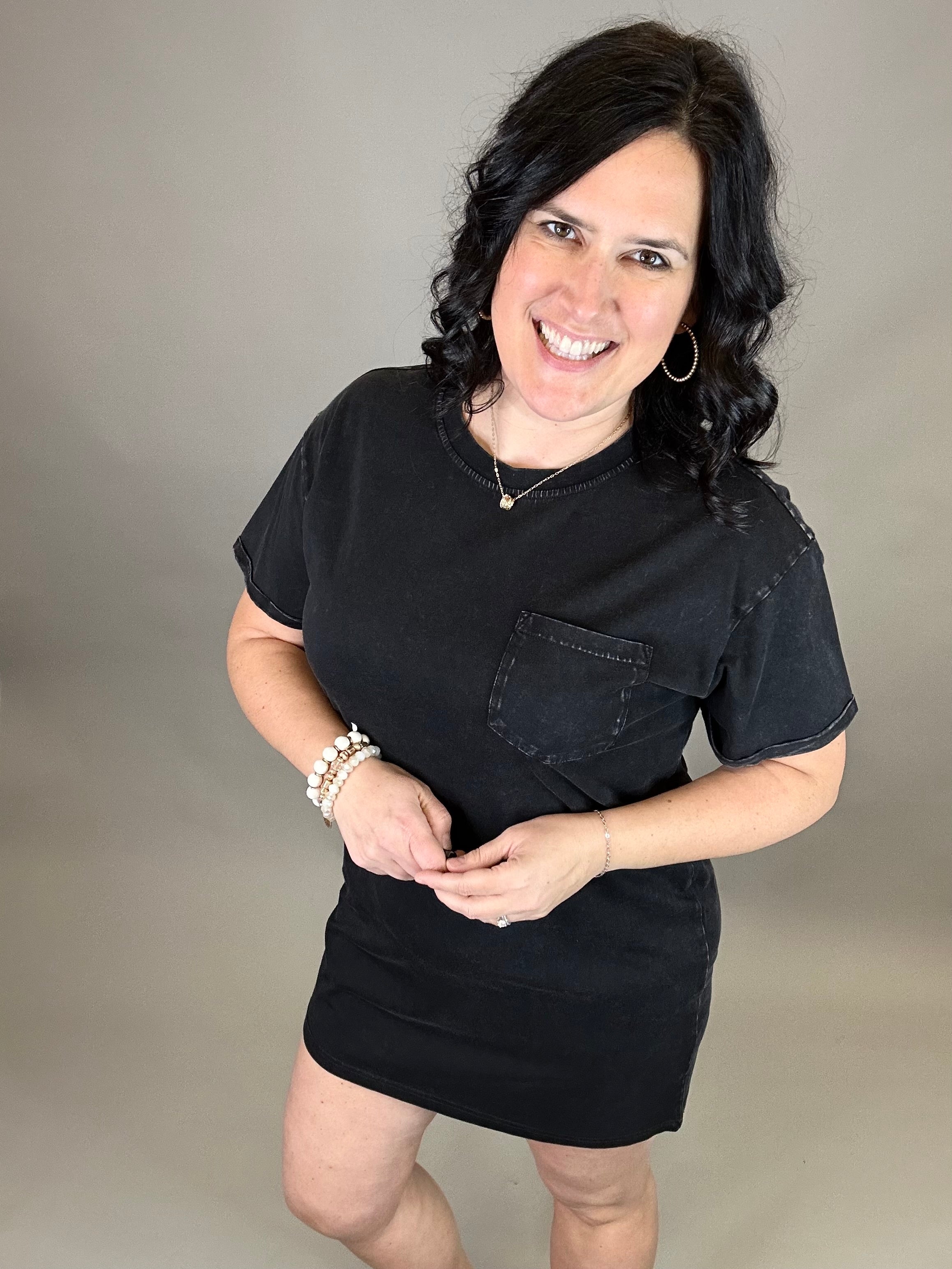 Black Kick Back Dress Dresses THREAD & SUPPLY