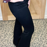Black Ana High Rise Flare (KUT) jeans KUT FROM THE KLOTH