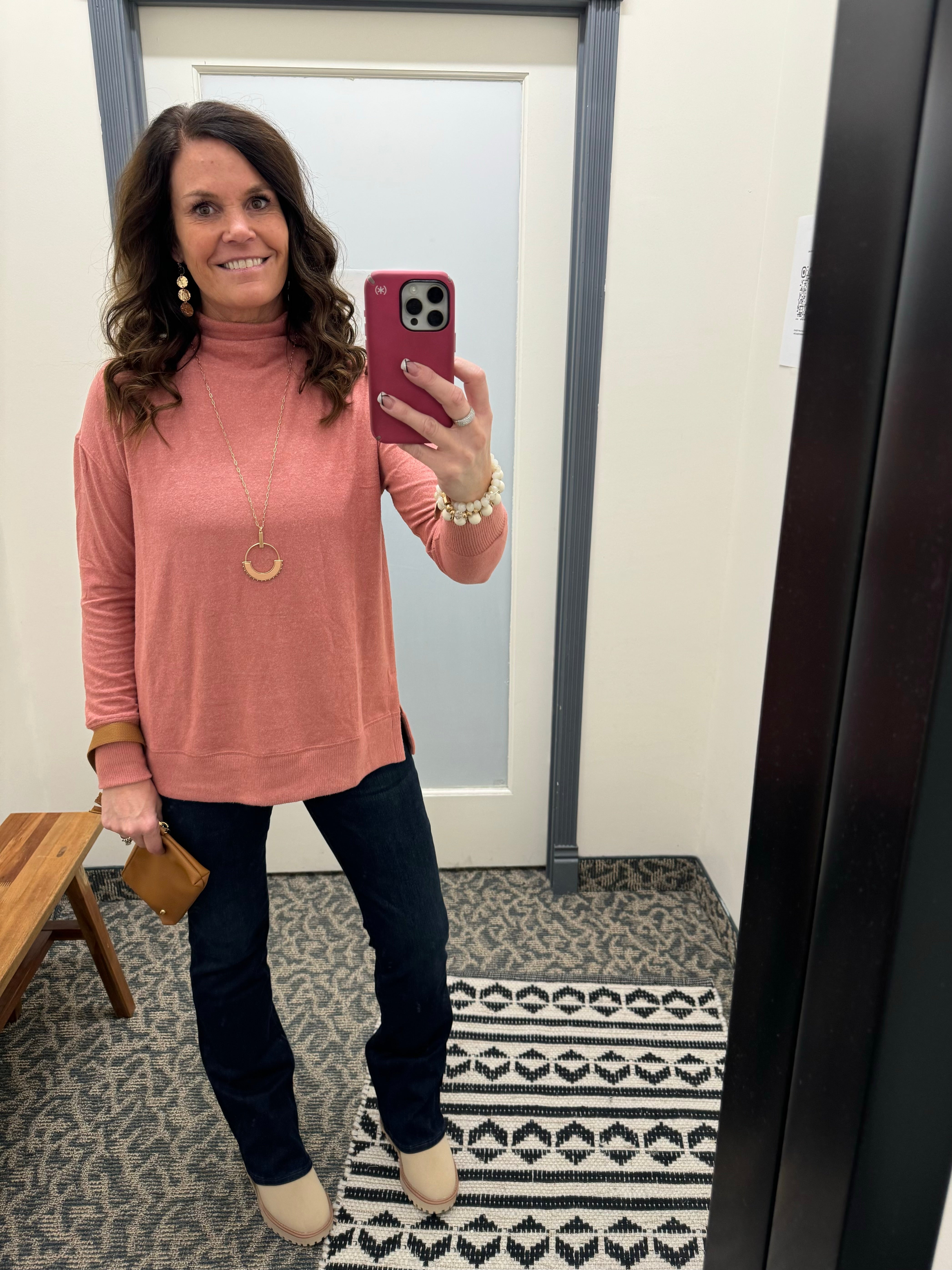 Poppy Mockneck Sweater Top - Sweater BE COOL