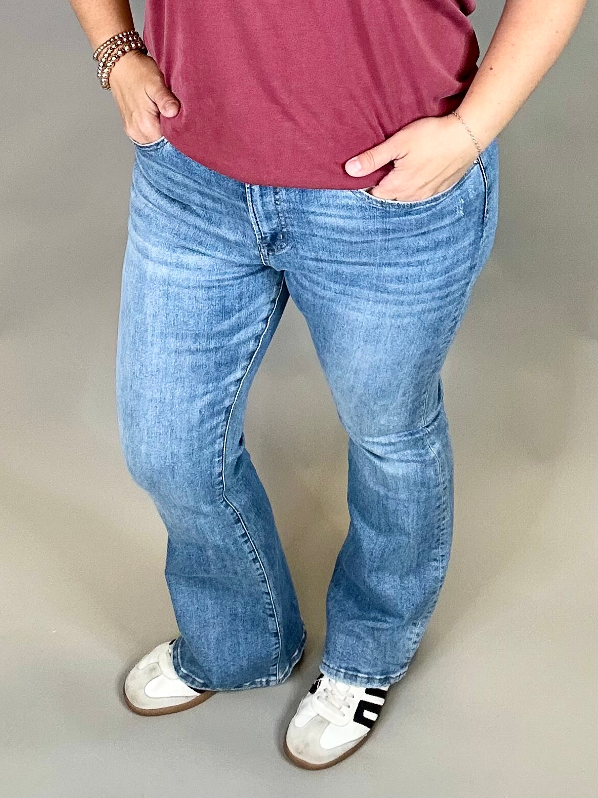 Krug Bootcut Jeans Bottom- Pants MICA DENIM