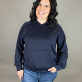 Navy Seaside Hoodie Tops- Sweatshirts DEAR SCARLETT
