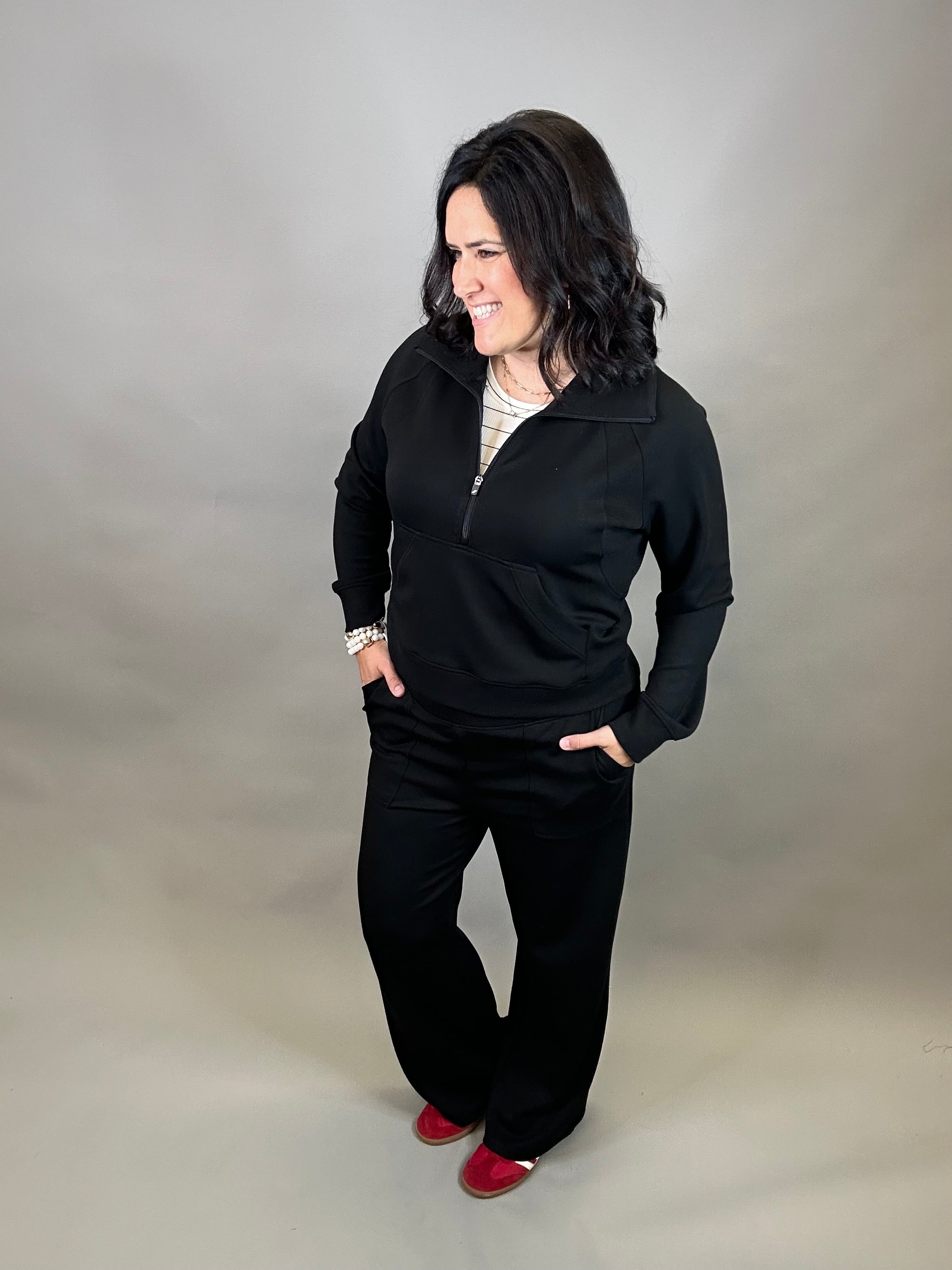 Black Doris Pants Bottom- Pants THREAD & SUPPLY