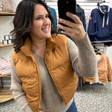 Leather Brown Issey Vest Outerwear - Vest THREAD & SUPPLY