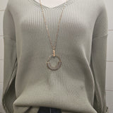 Grey Wood Necklace Jewelry- Necklace WHAT'S HOT
