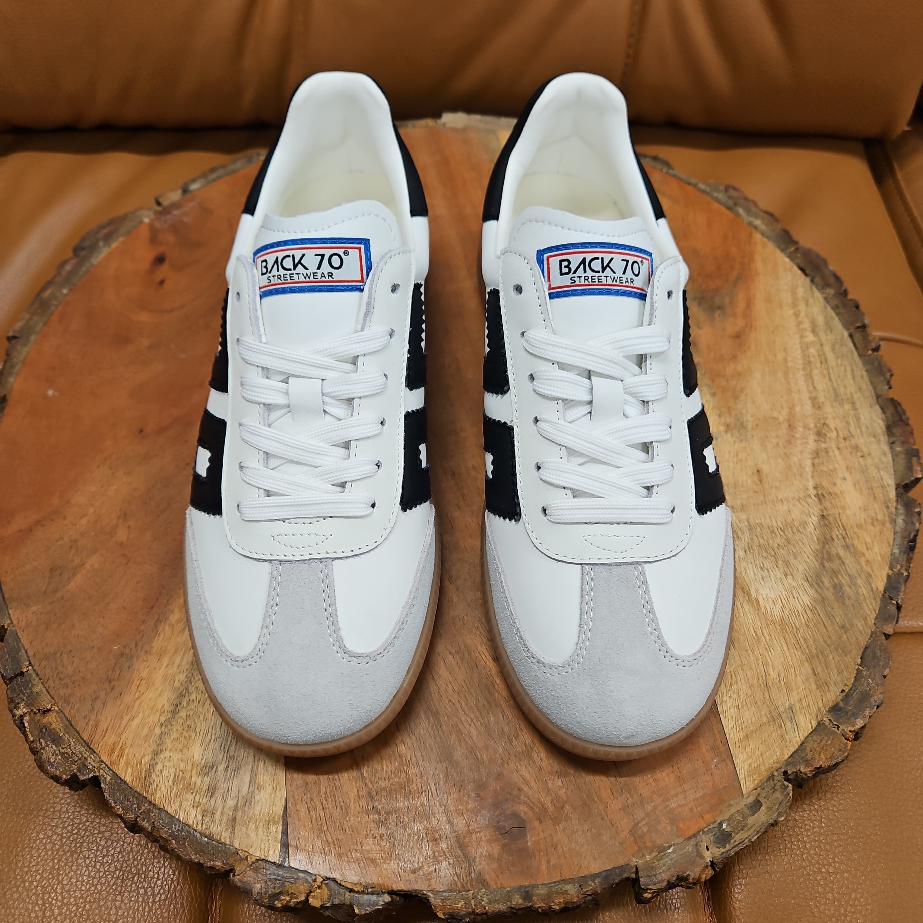 CLOUD White/Black Sneaker Shoes - Sneaker Back 70