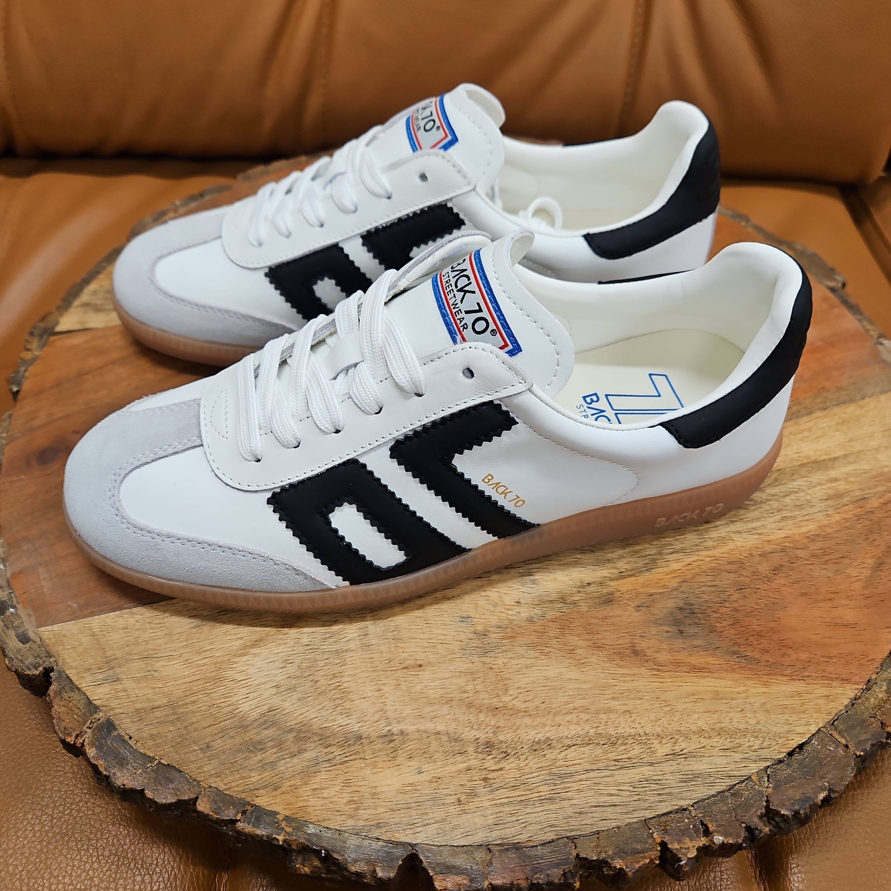 CLOUD White/Black Sneaker Shoes - Sneaker Back 70