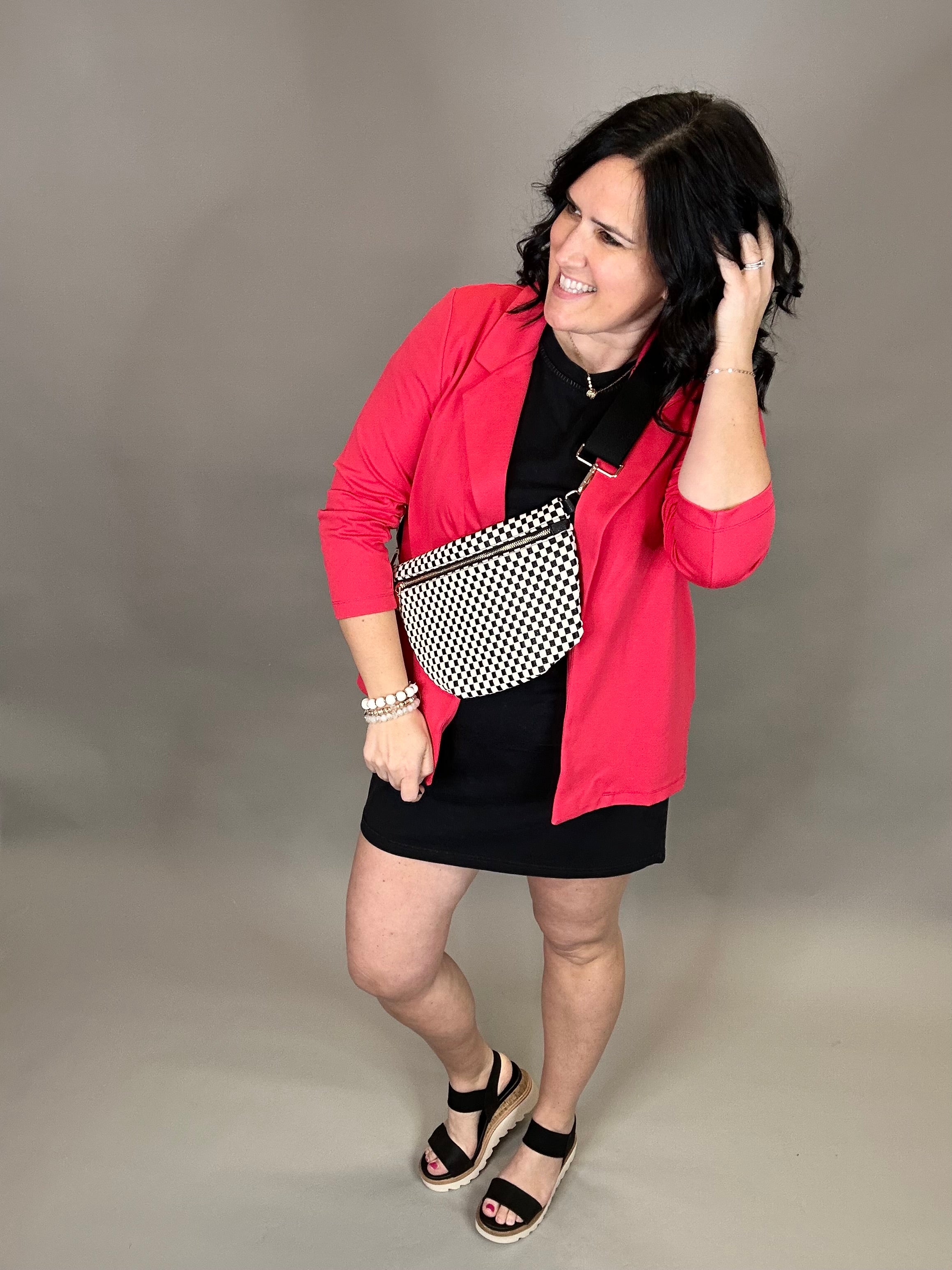 Dragon Fruit Blazer Jacket Outerwear- Blazers DEAR SCARLETT