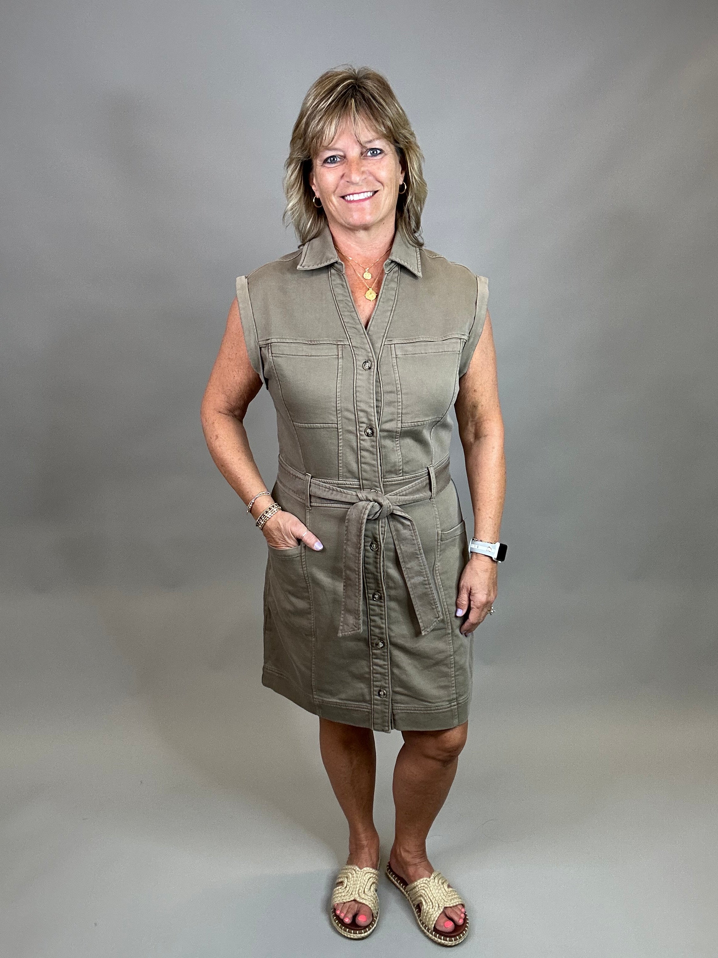 Olive Siena Dress Dresses THREAD & SUPPLY
