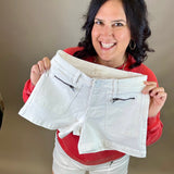 Optic White Jane Shorts Bottoms - Shorts KUT FROM THE KLOTH