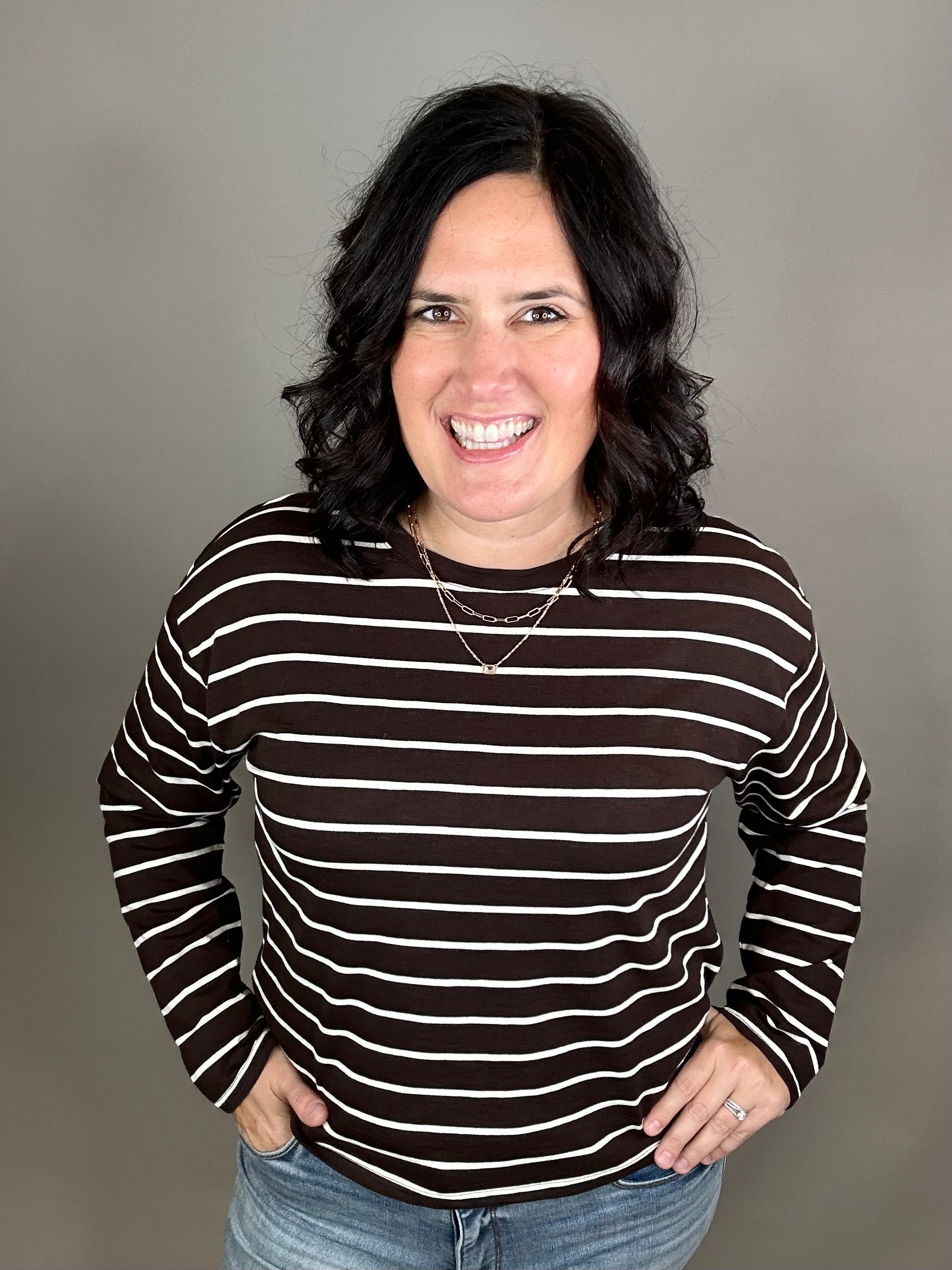 Coffee Off White Nellie Top Top - Tee THREAD & SUPPLY