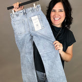 Ankle Flare Patch Pocket Jeans Bottom- Pants RISEN
