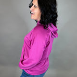 Magenta Seaside Hoodie Tops- Sweatshirts DEAR SCARLETT