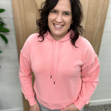 Geranium Pink Avalon Hoodie Tops- Sweatshirts THREAD & SUPPLY