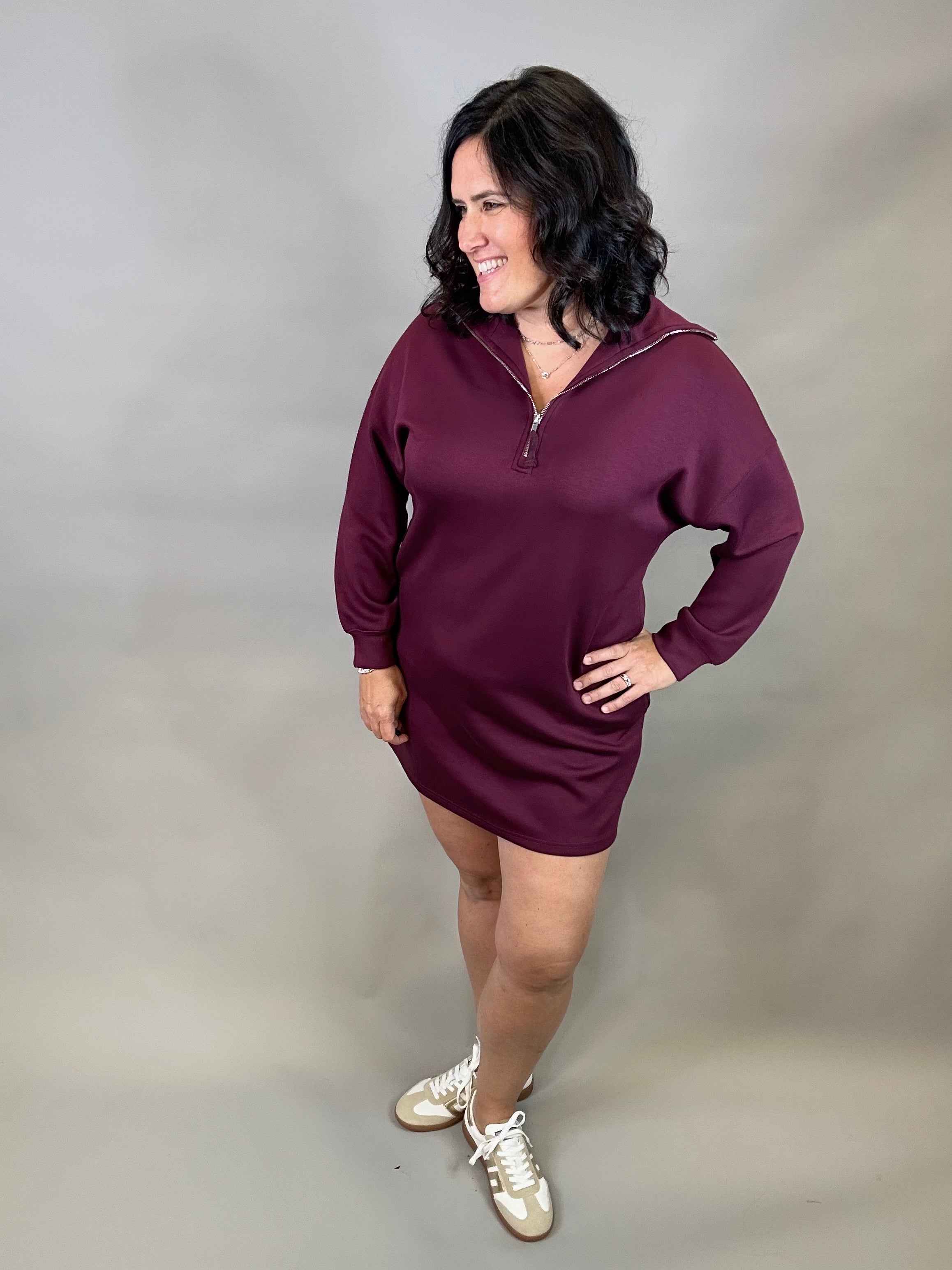 Port Modal Long Sleeve Dress Dresses P.CILL