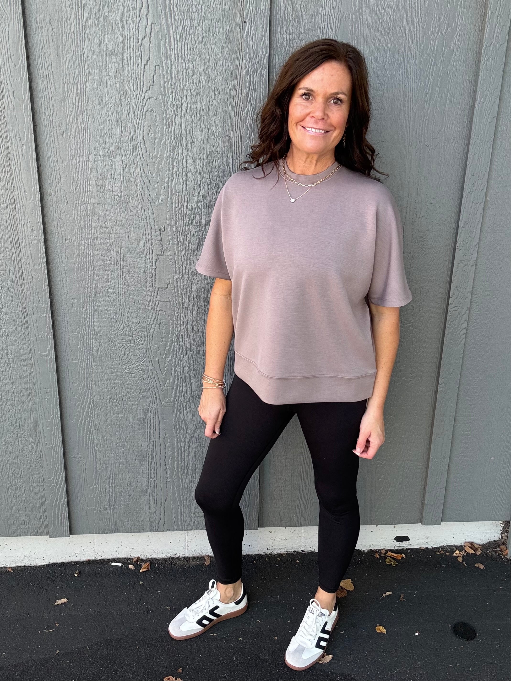 Fog Paloma Soft Knit Tee Top - Tee RD International