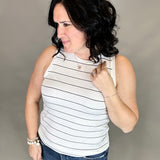 White Black Sinclair Tank Tops- Tanks THREAD & SUPPLY