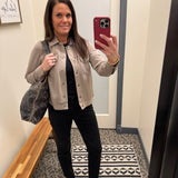 Taupe Lou Jacket Outerwear- Jackets THREAD & SUPPLY