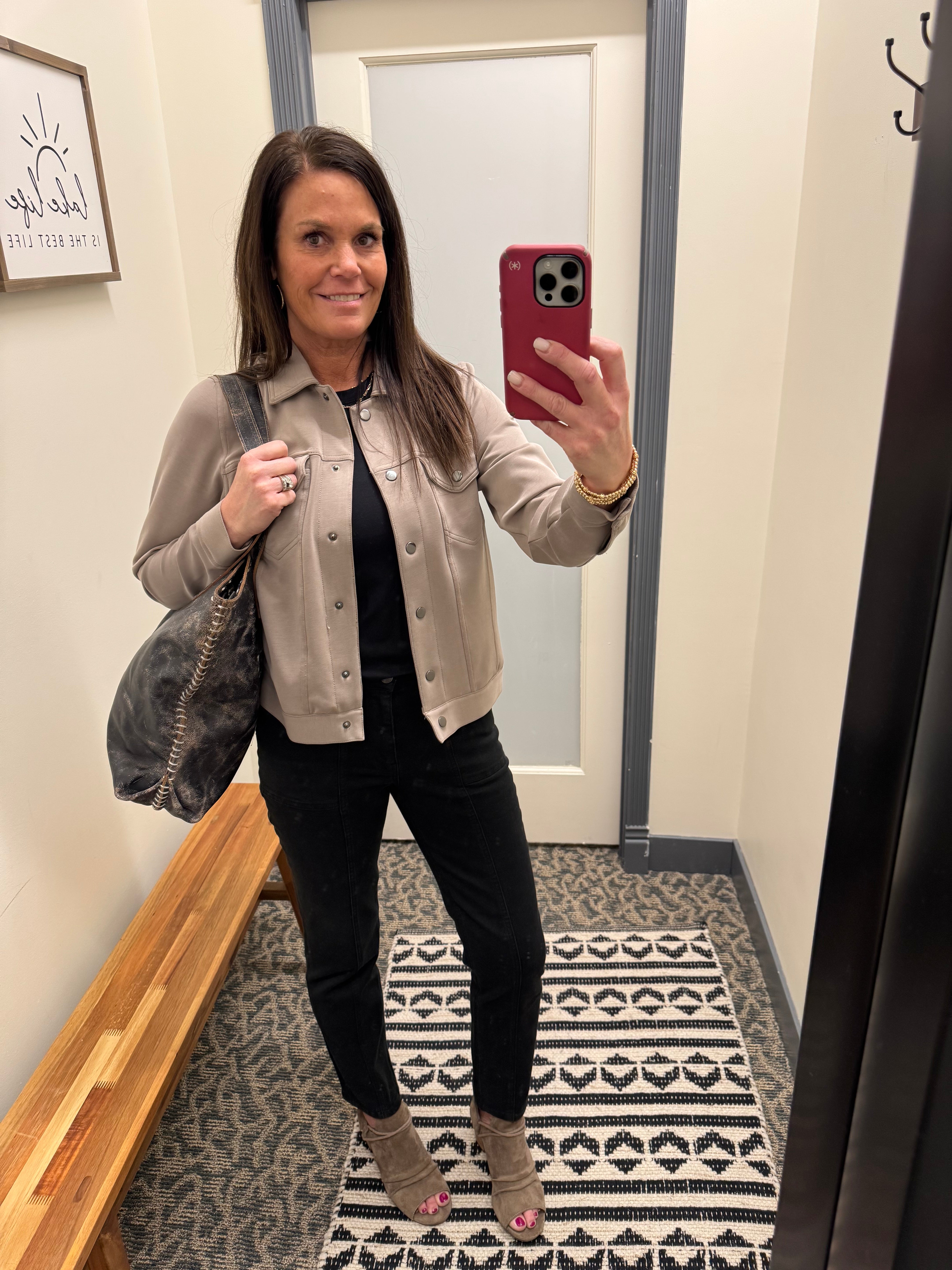 Taupe Lou Jacket Outerwear- Jackets THREAD & SUPPLY