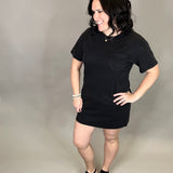 Black Kick Back Dress Dresses THREAD & SUPPLY