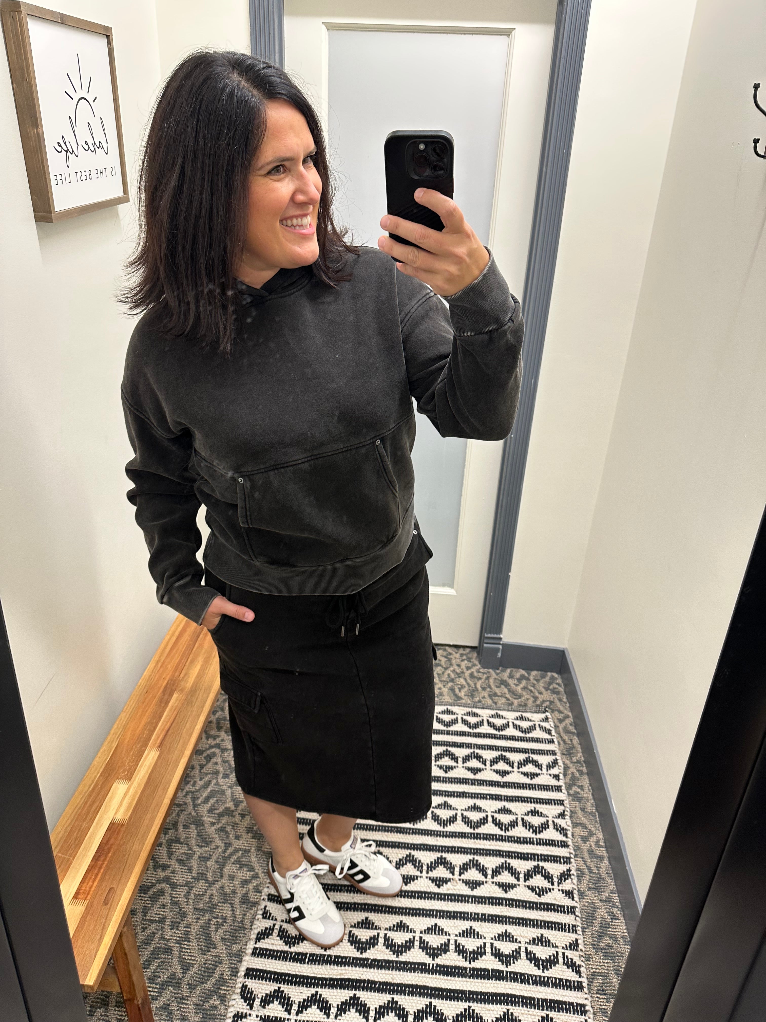 Black Cori Skirt Bottom- Skirt THREAD & SUPPLY