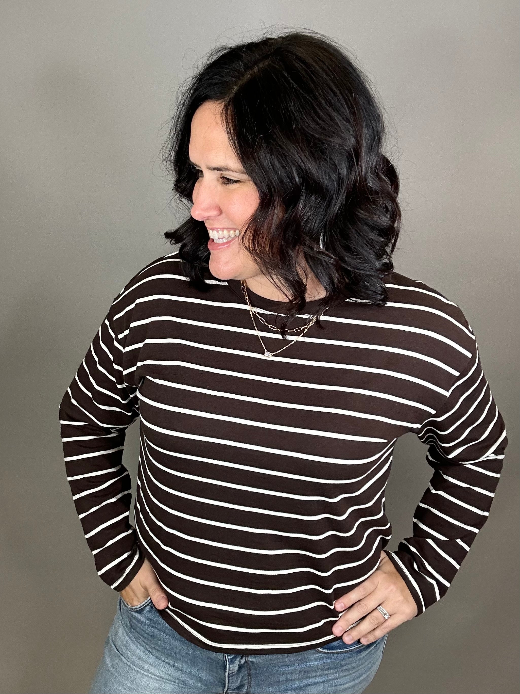 Coffee Off White Nellie Top Top - Tee THREAD & SUPPLY