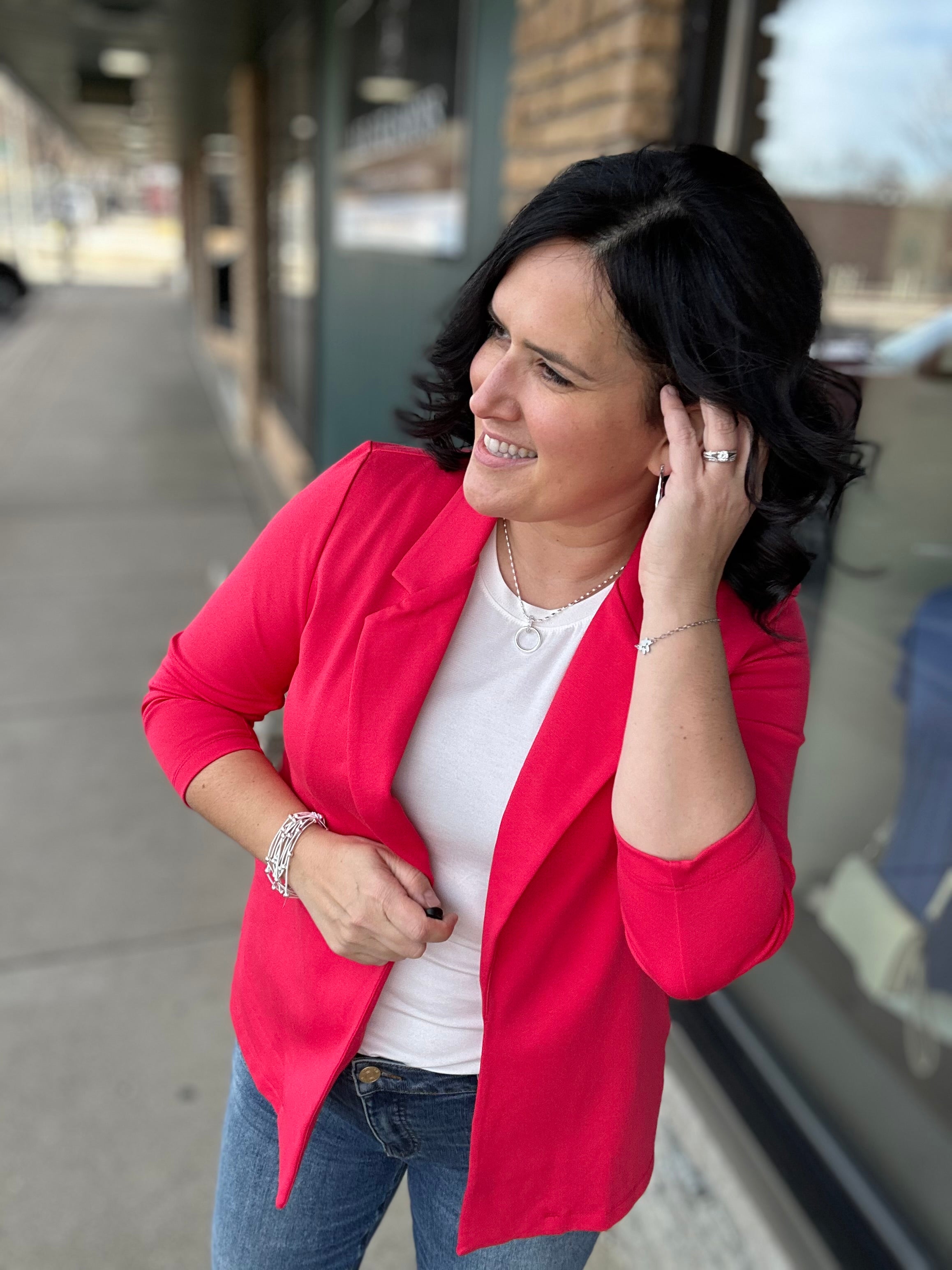 Dragon Fruit Blazer Jacket Outerwear- Blazers DEAR SCARLETT