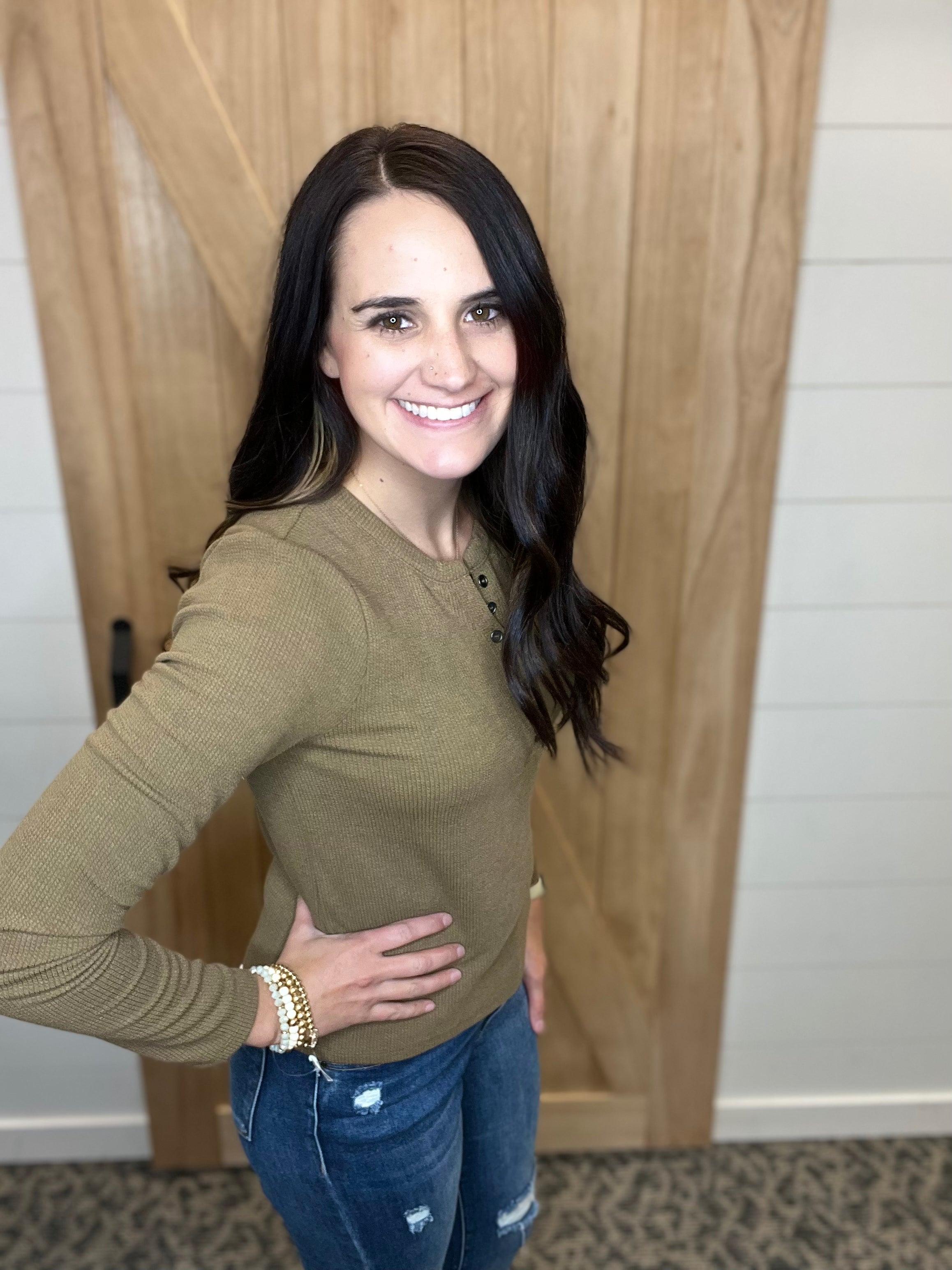 Brown Moss Alex Top Top - Tee THREAD & SUPPLY