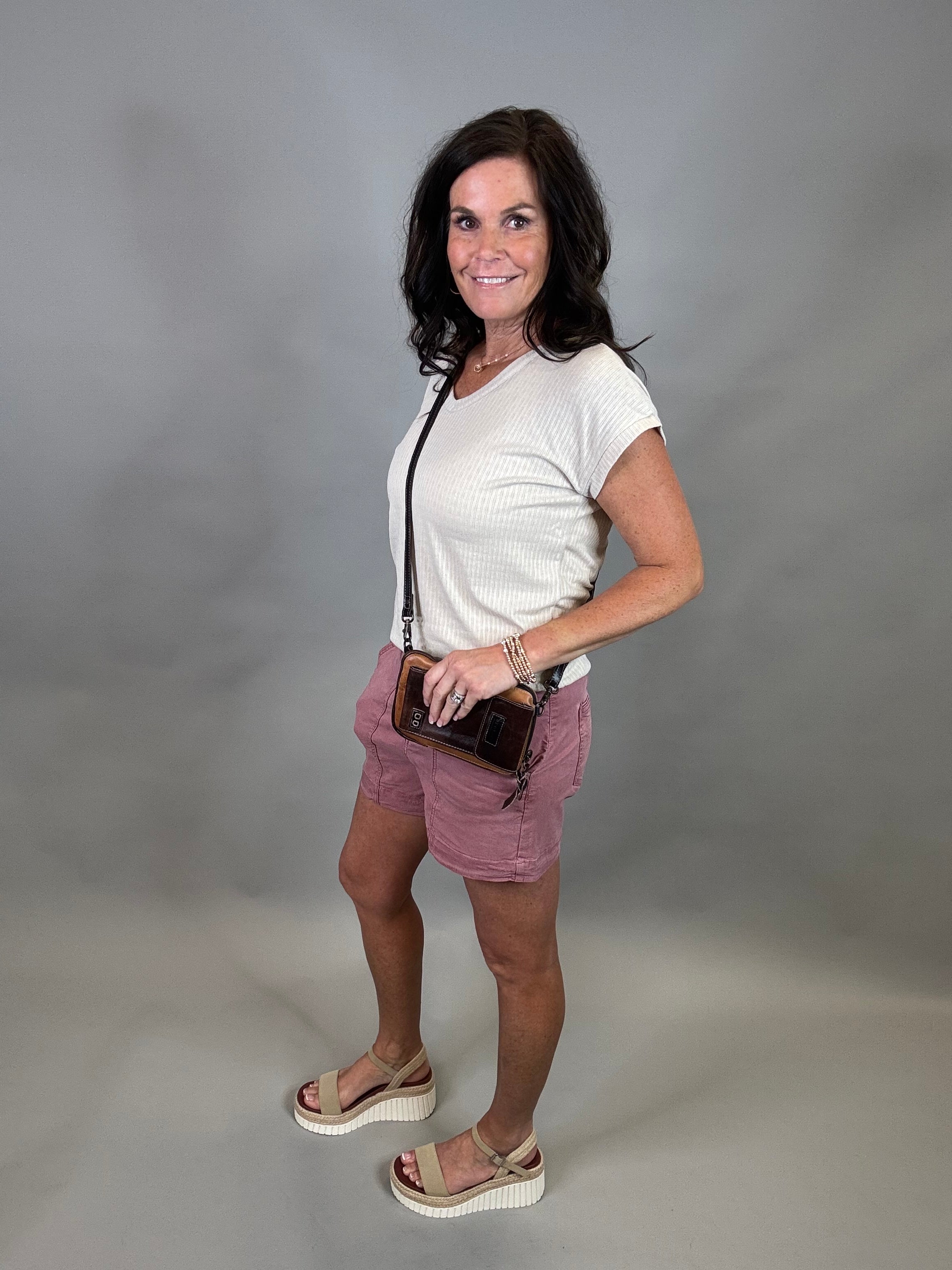 Rose Loretta Shorts Bottoms - Shorts THREAD & SUPPLY