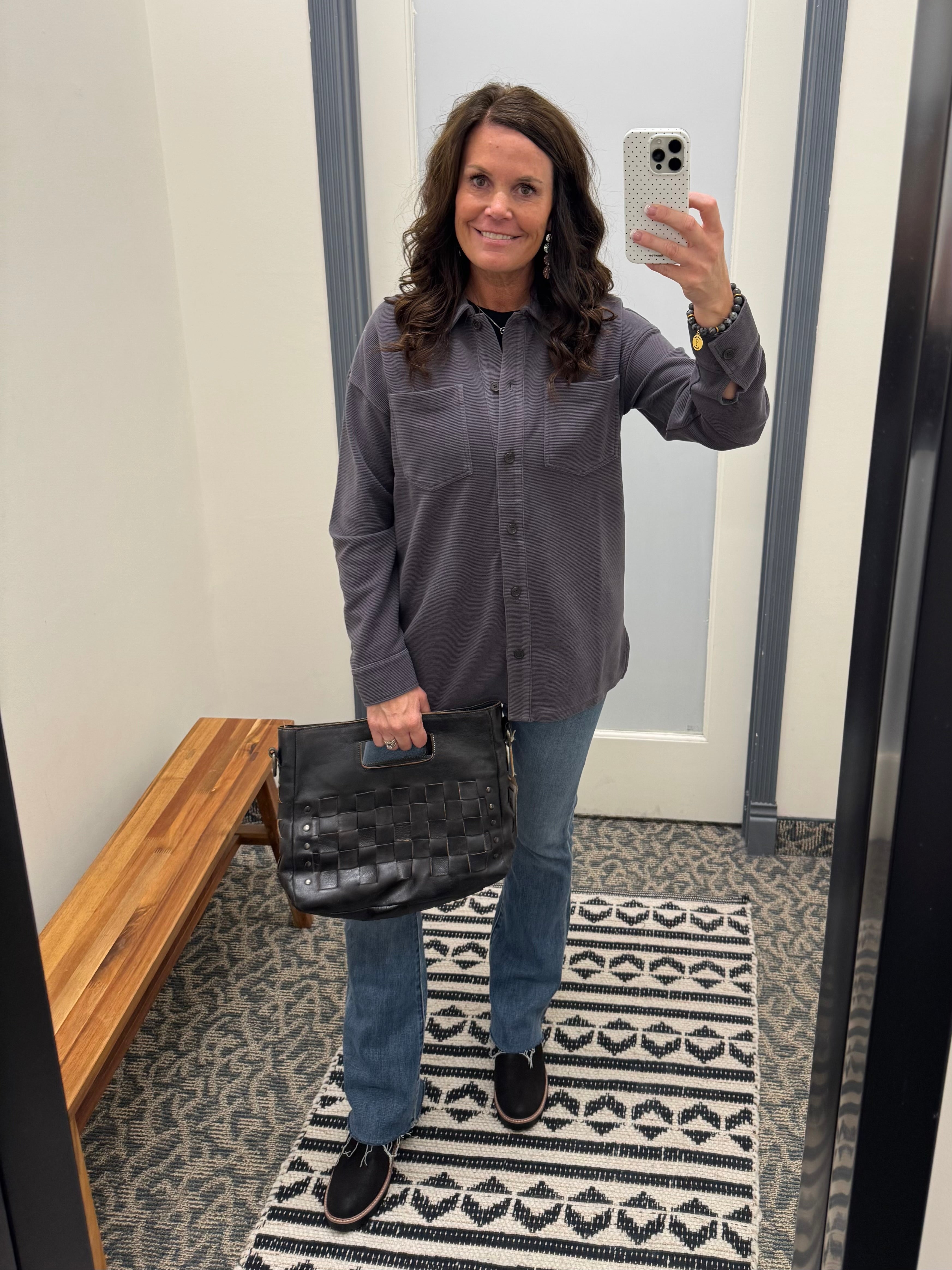 Warm Charcoal Brooke Jacket Outerwear- Jackets THREAD & SUPPLY