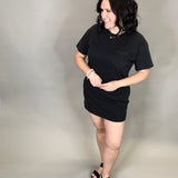 Black Kick Back Dress Dresses THREAD & SUPPLY