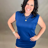 Navy Peony Paulie Dress Dresses THREAD & SUPPLY