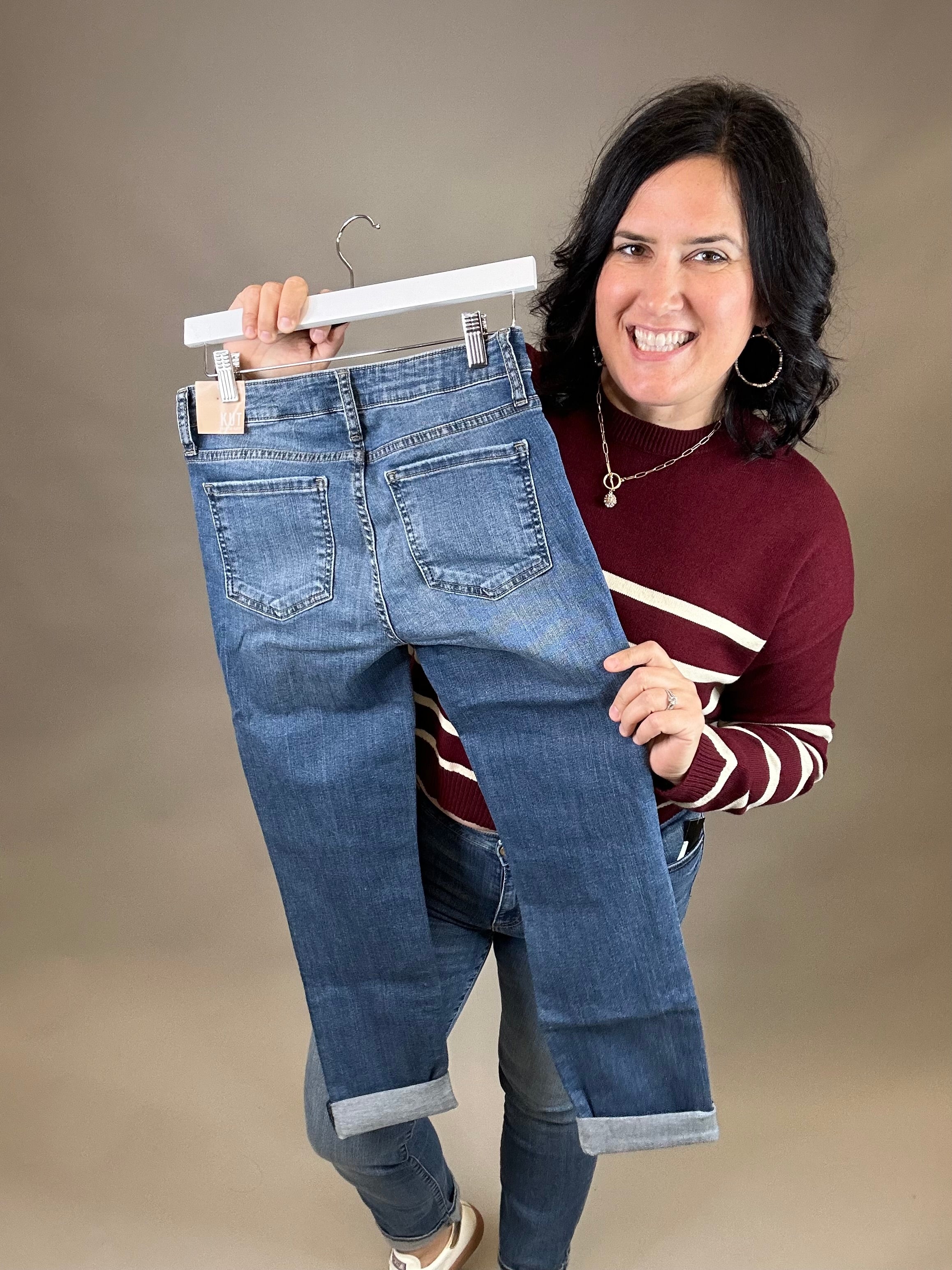 Incandescent Catherine Boyfriend Jeans Bottom- Pants KUT FROM THE KLOTH