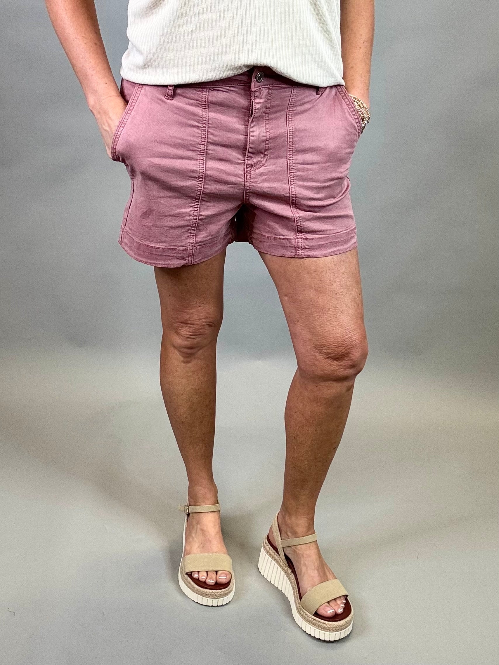 Rose Loretta Shorts Bottoms - Shorts THREAD & SUPPLY