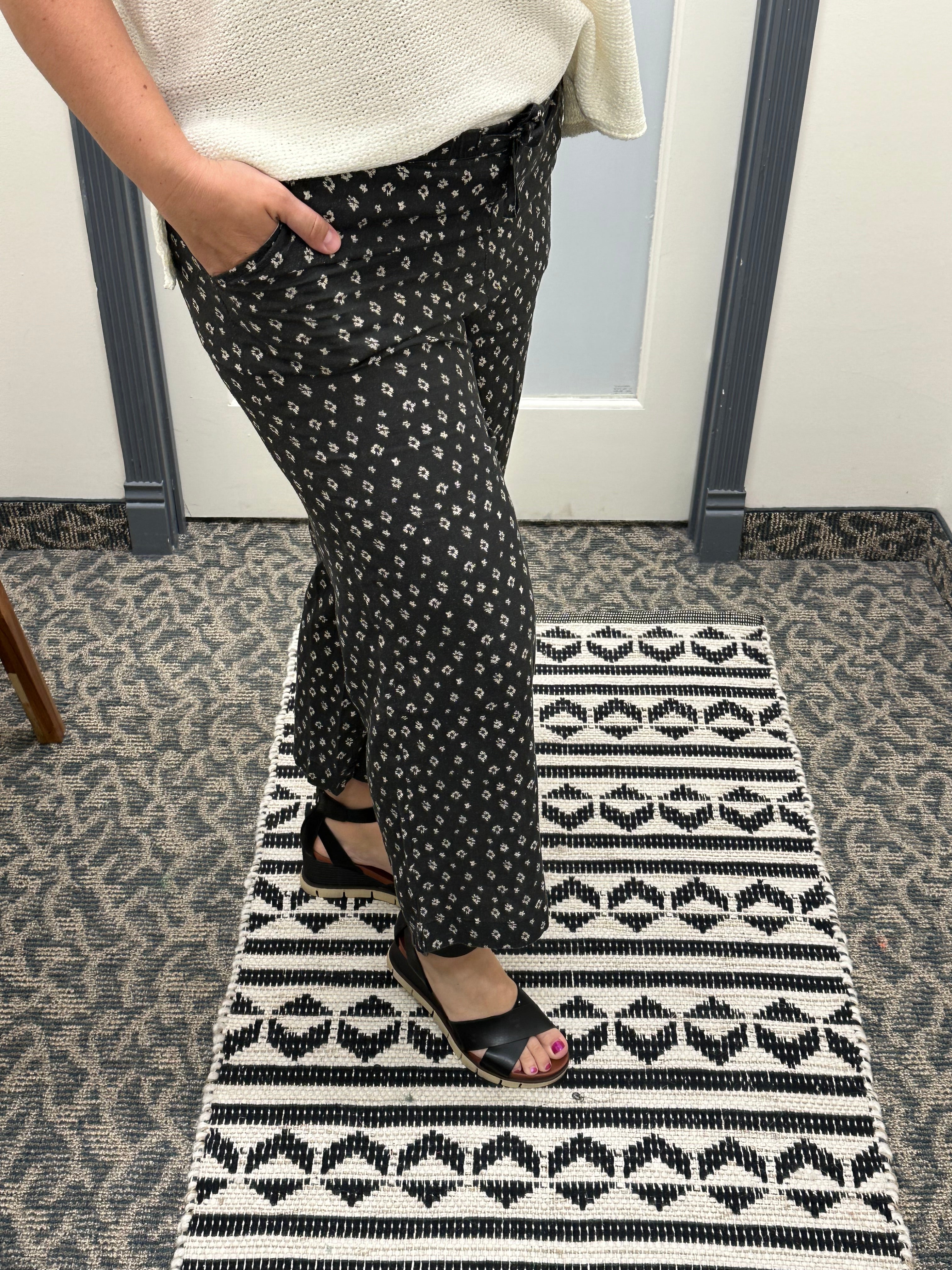 Ella Pants Granite Blossom Bottom- Pants THREAD & SUPPLY