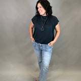 Ankle Flare Patch Pocket Jeans Bottom- Pants RISEN