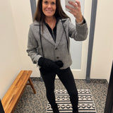 Charcoal Melange Alejandra Coat