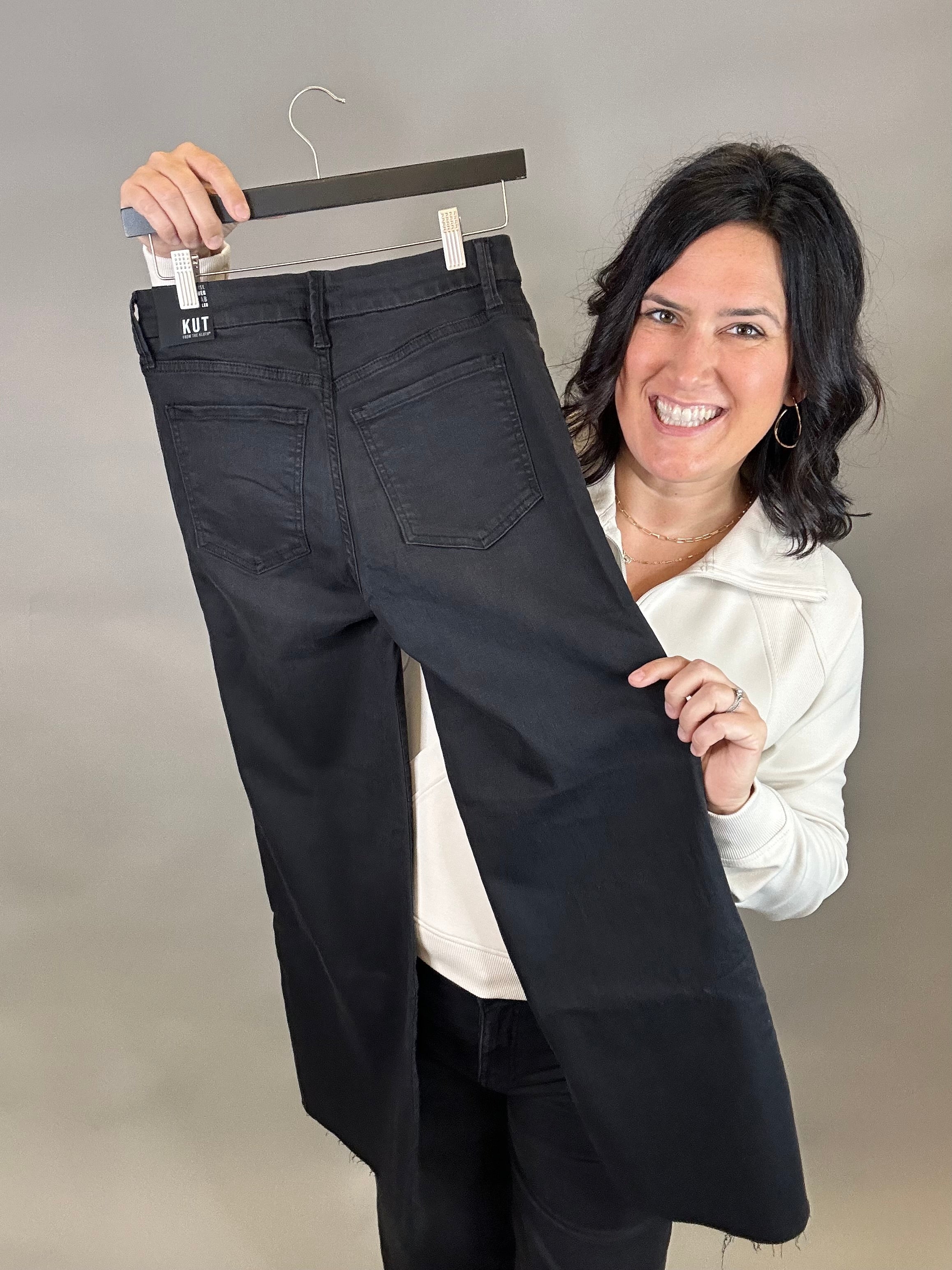 Experiences Black Meg Jeans Bottom- Pants KUT FROM THE KLOTH