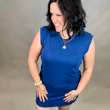 Navy Peony Paulie Dress Dresses THREAD & SUPPLY