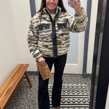 White Brown Leona Jacket