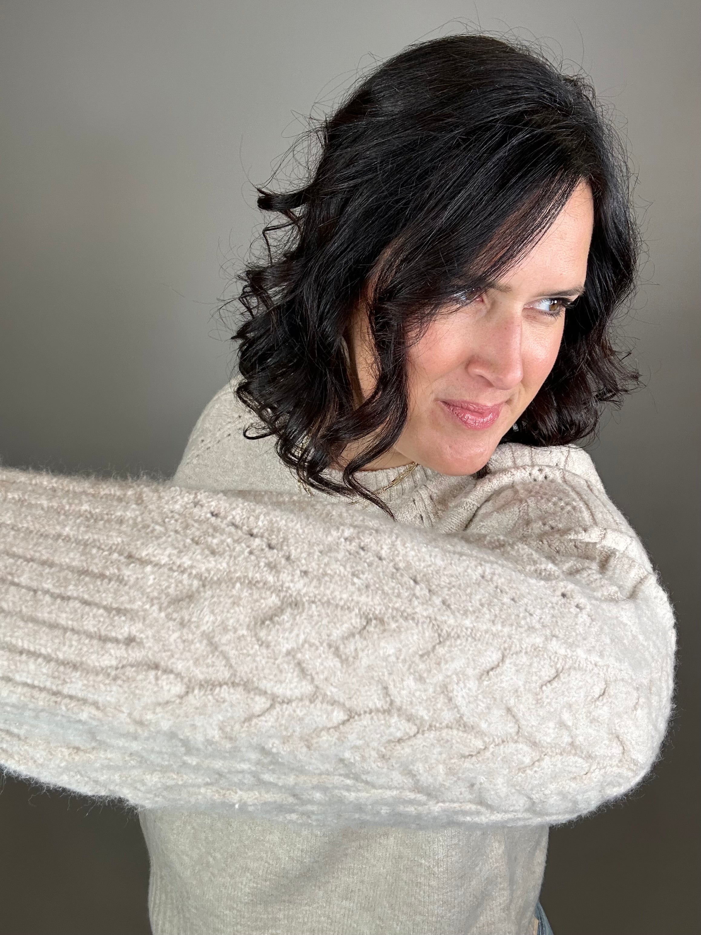 Heather Frappe Zoey Sweater Top - Sweater THREAD & SUPPLY