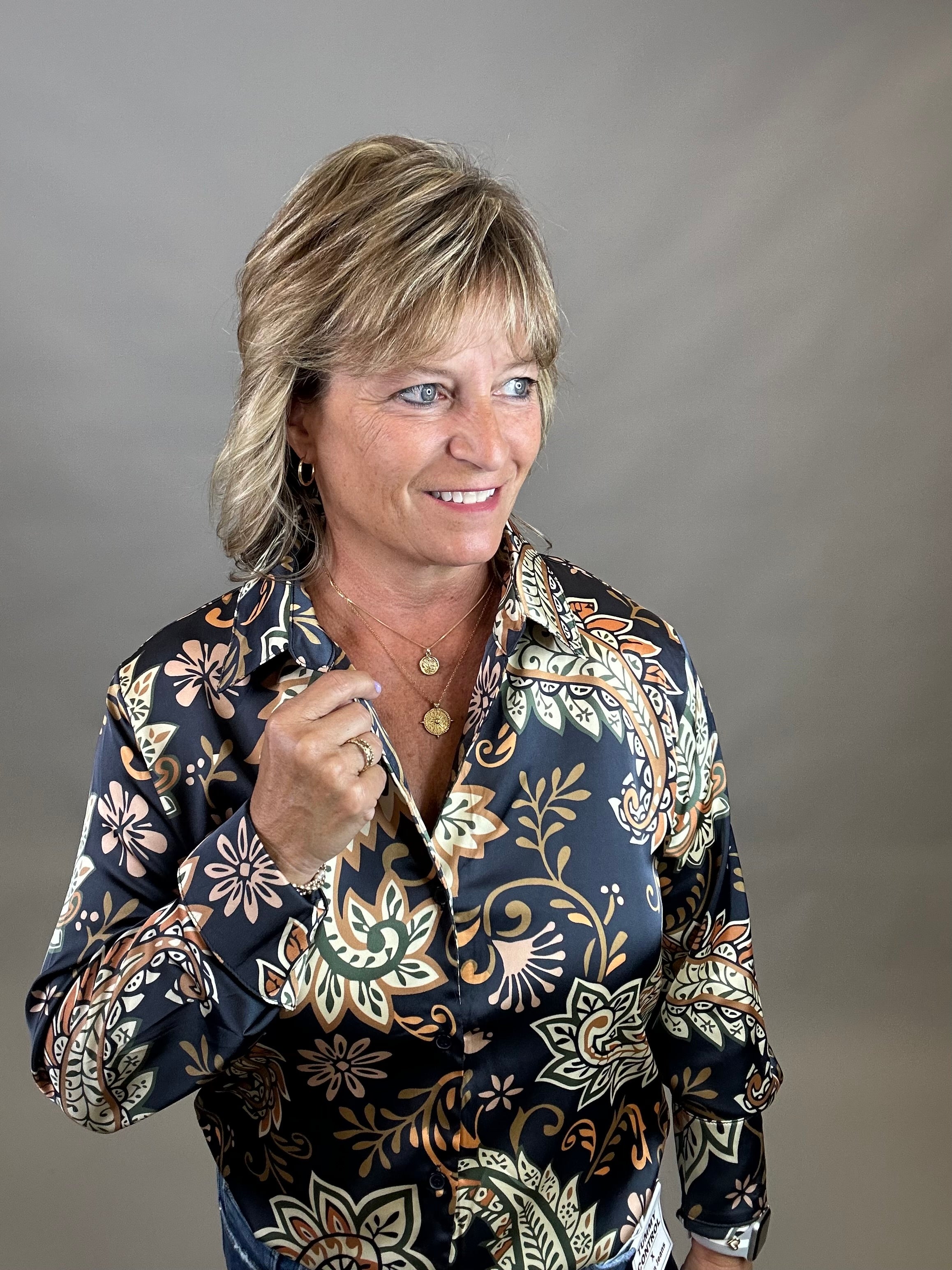 Midnight Bloom Blouse Tops- Blouses EE:SOME