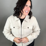 Heather Taupe Isra Jacket