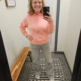 Geranium Pink Avalon Hoodie Tops- Sweatshirts THREAD & SUPPLY