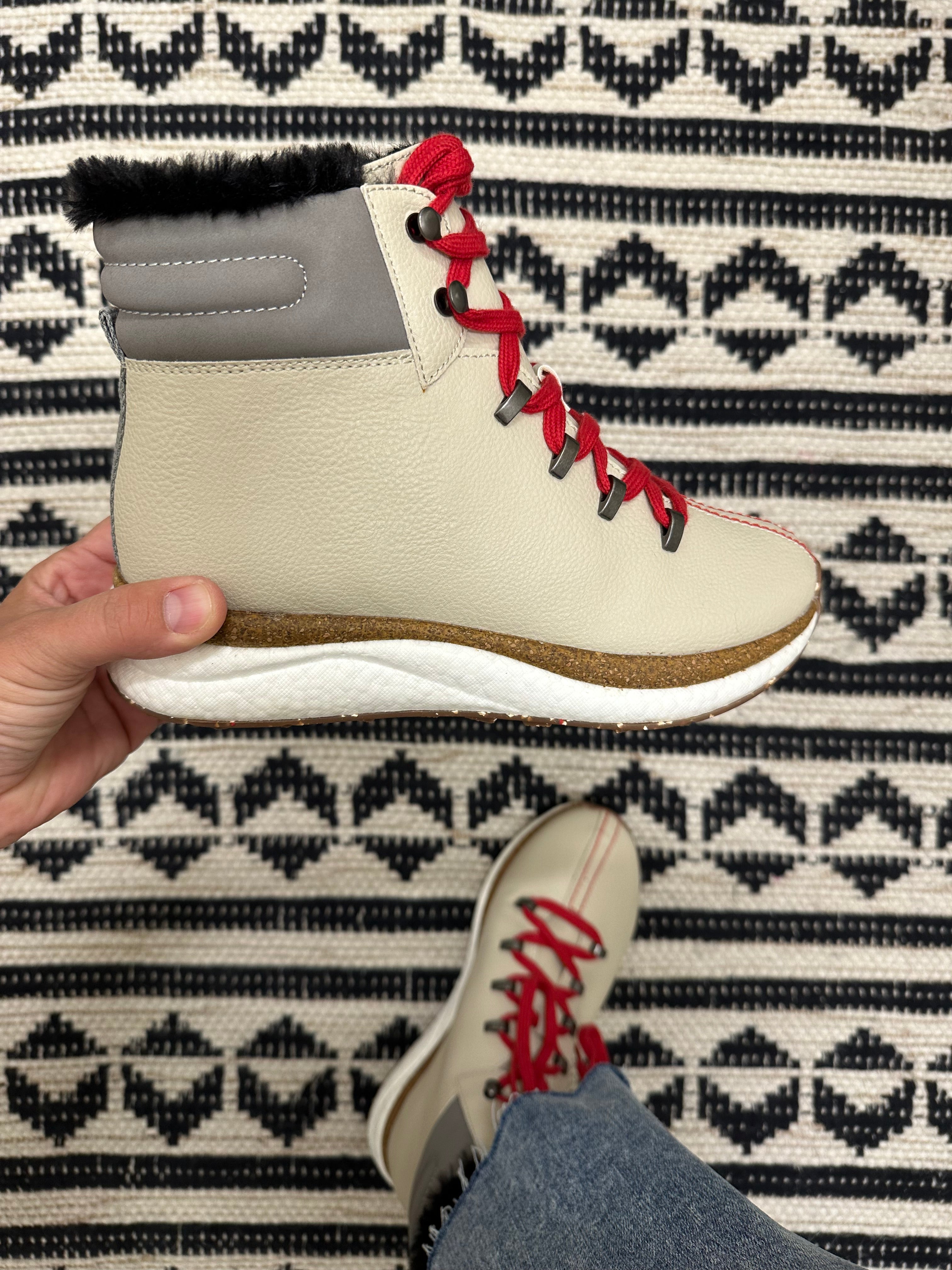 Khaki Buckly Boot (OTBT) Shoes- Boots & Booties OTBT