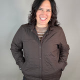Brown Artisan Shirt Jacket