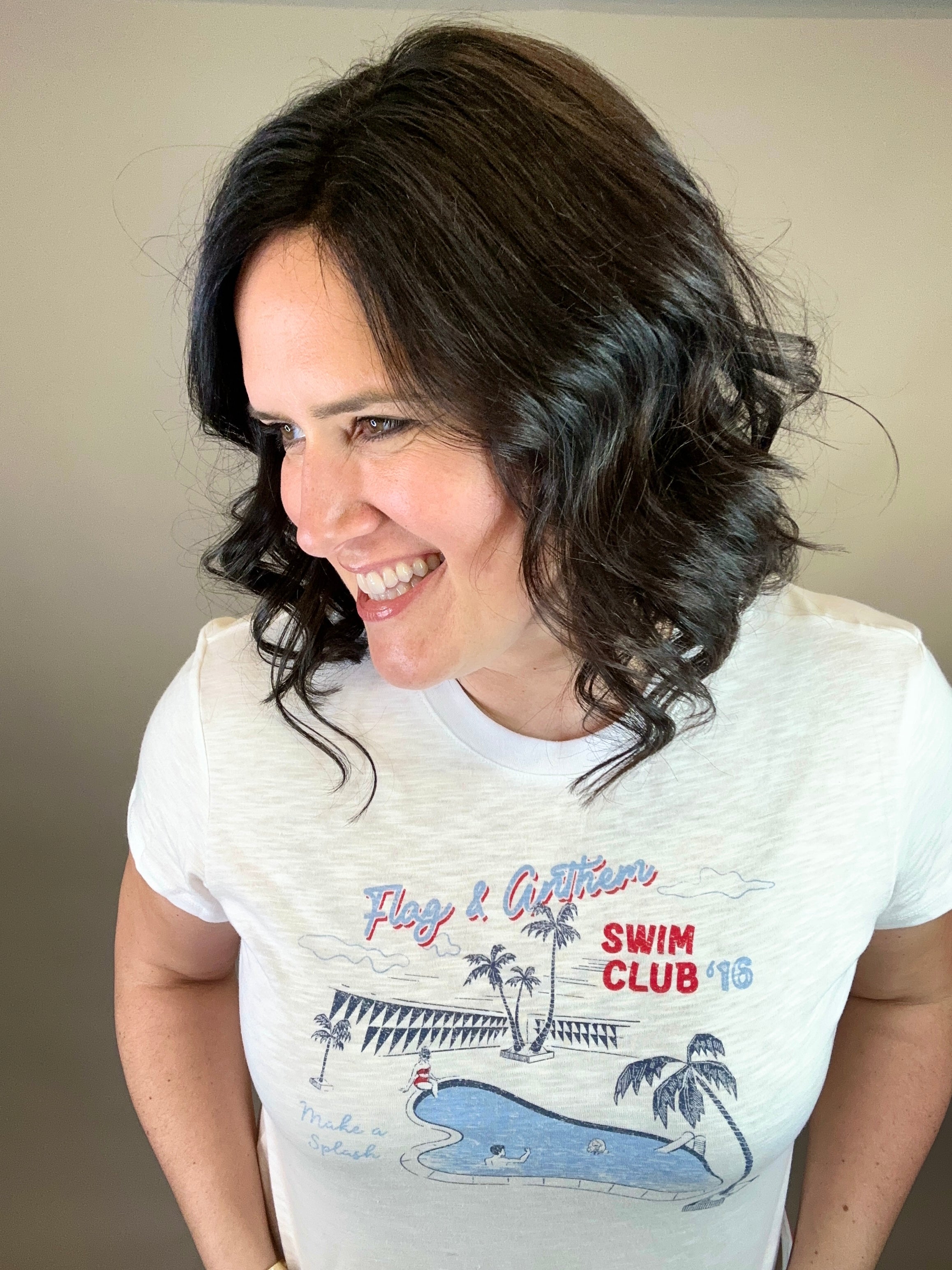 Swim Club Tee Tops- Tees FLAG AND ANTHEM