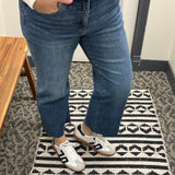 Polynesian Blue High Rise Wide Leg Jeans Bottom- Pants MICA DENIM